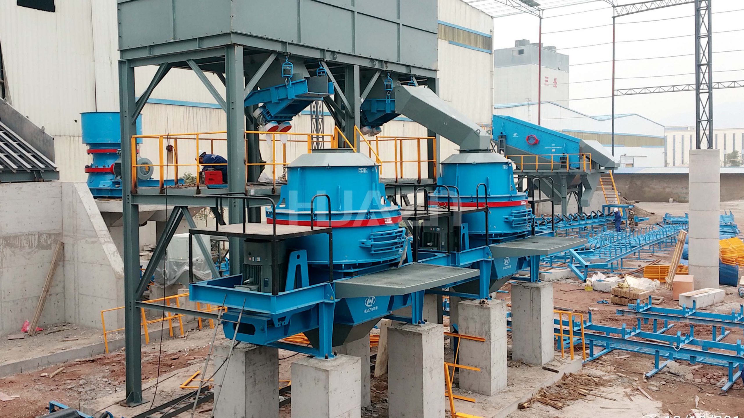 vertical sand making machine