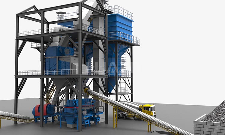 tower type sand making machine