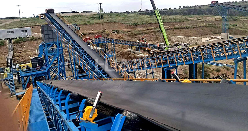 stone crusher belt conveyor